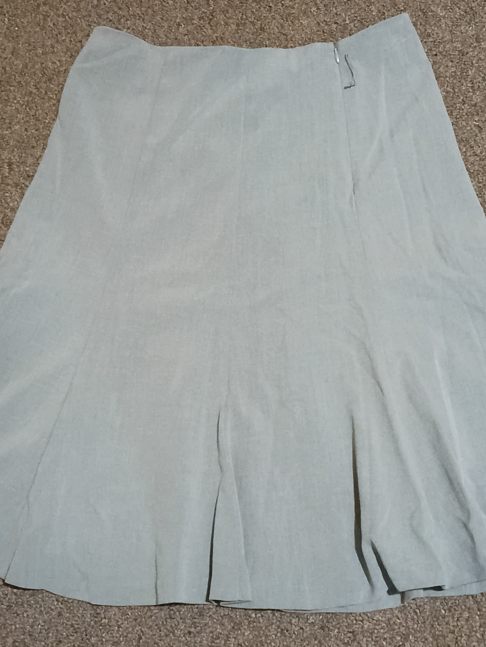 Worthington Silver-Gray A-Line Skirt Size 10
